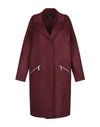 Maje Coats In Deep Purple