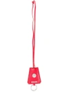 Versus Logo Tag Keyring - Red