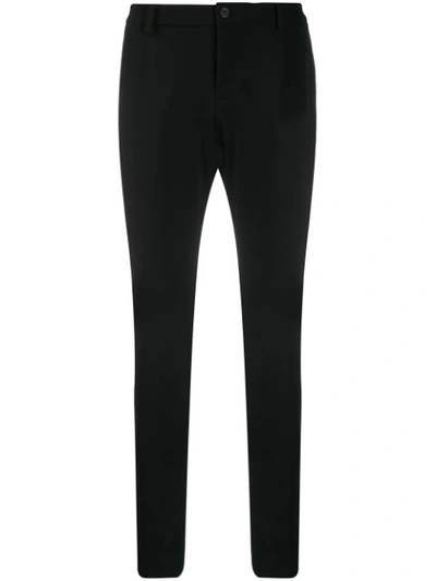 Dolce & Gabbana Straight-leg Trousers In Black