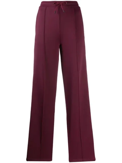 Kenzo Straight-leg Trousers In Red