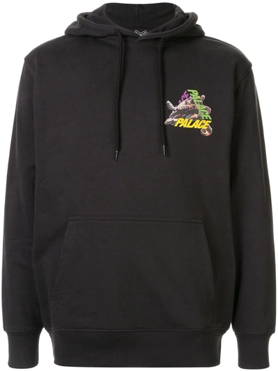 Palace Octo Hoodie In Black