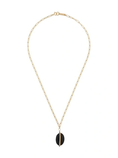 Isabel Marant Stone Pendant Necklace In Gold