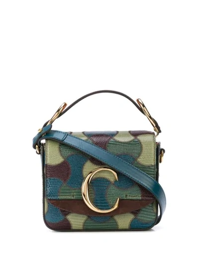 Chloé C Mini Bag In Green