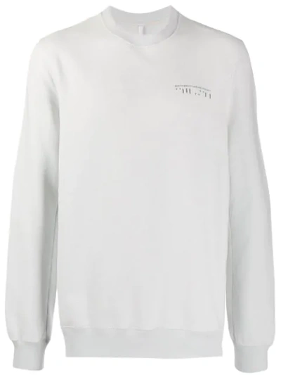 Ben Taverniti Unravel Project Branded Sweatshirt In Grey
