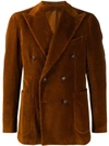 Tagliatore Double Buttoned Blazer In K1445 Brown