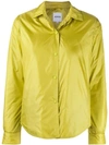 Aspesi Padded Shirt Jacket In Yellow