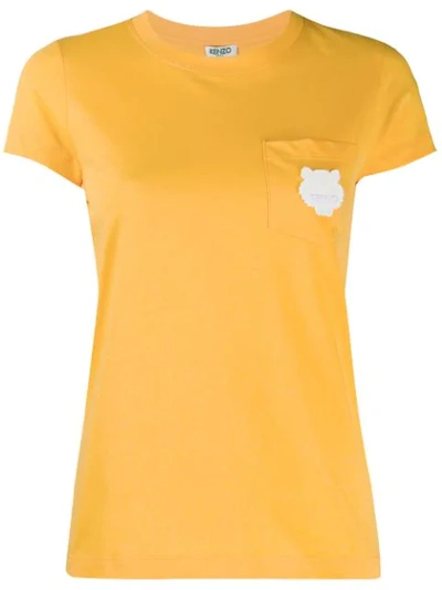 Kenzo Mini Tiger T-shirt In 41 Marigold