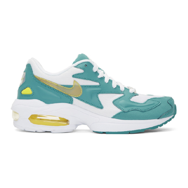 blue and yellow sneakers nike