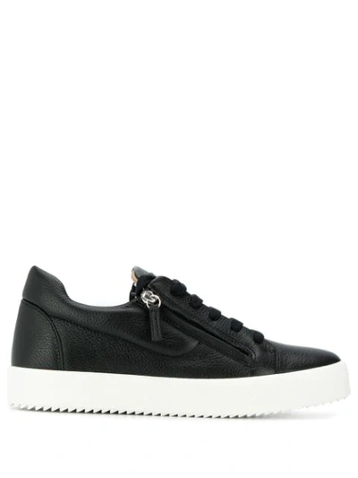 Giuseppe Zanotti Fancy Low-top Sneakers In Nero