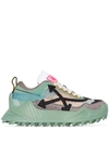 Off-white Graphic Print Low-rise Trainers In Green