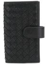 Bottega Veneta Intrecciato Nappa Mini Wallet In Black