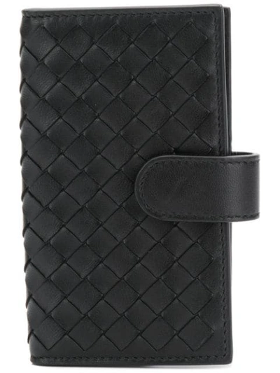 Bottega Veneta Intrecciato Nappa Mini Wallet In Black