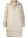 Aspesi Zip Padded Coat In 01045 Beige