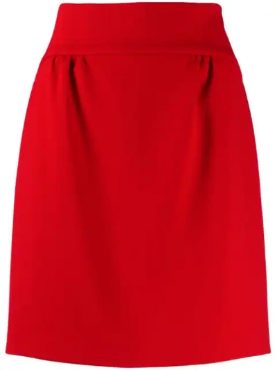 Dsquared2 Fitted Skirt In Red