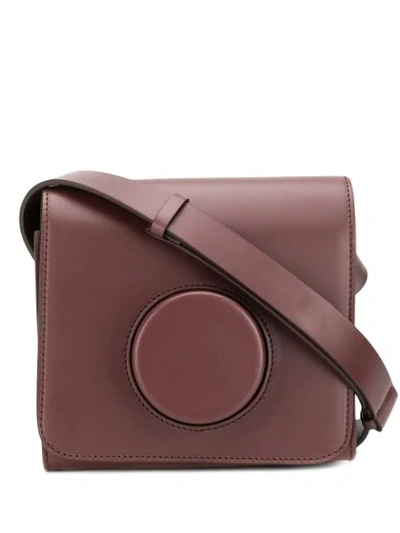 Lemaire Small Camera Bag In Red