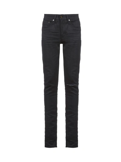 Saint Laurent Skinny Jeans In Black