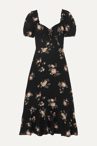 reformation cabernet dress