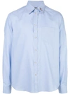 Gucci Classic Collar Shirt In Blue