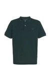 Prada Cotton-pique Polo Shirt In Green