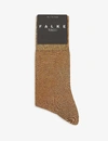 Falke Tiago Cotton-blend Socks In Brown Sugar