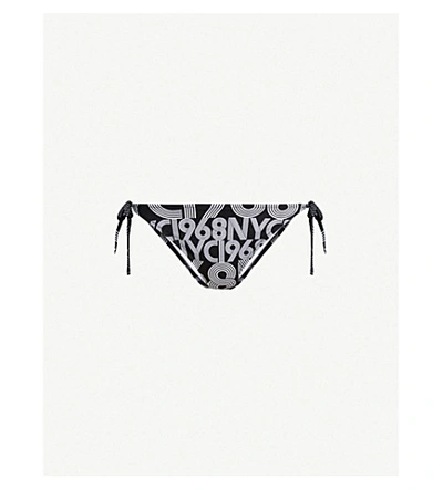 Calvin Klein Intense Power Tie-side Bikini Bottoms In 0gs Intense Power Black