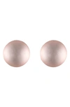 Alexis Bittar Medium Dome Lucite Clip-on Earrings In Sunset