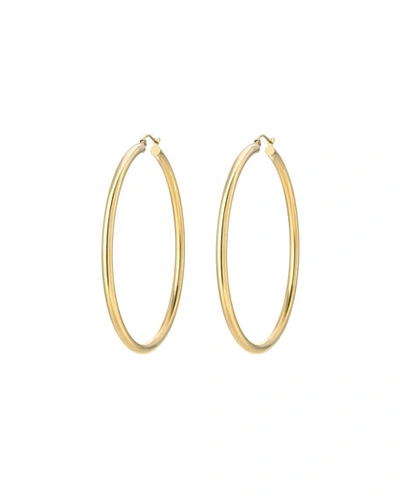 Zoe Lev Jewelry 14k Gold Large Thick Hoop Earrings