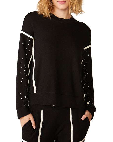 monrow star sweatshirt