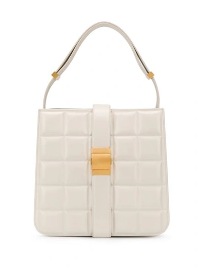 Bottega Veneta Marie Medium Padded Shoulder Bag In Off White