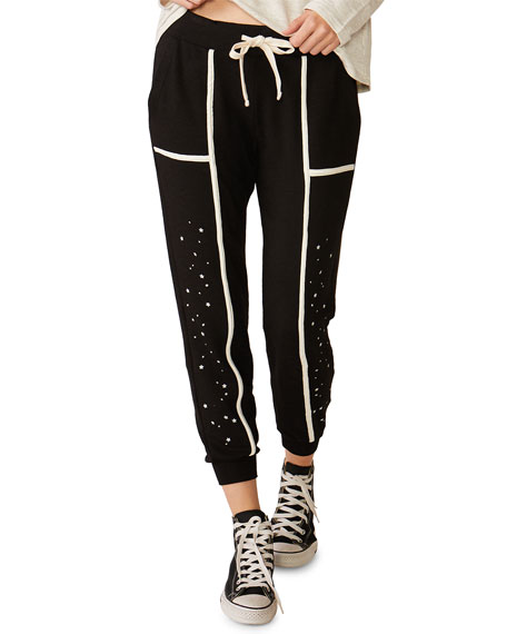 monrow star sweatpants