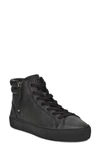 Ugg Olli High Top Sneaker In Black Leather