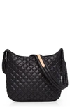 Mz Wallace Parker Crossbody Bag In Black/gunmetal