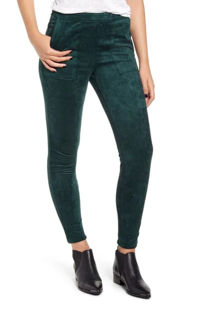 Blanknyc Faux Suede Leggings In The Seven Seas