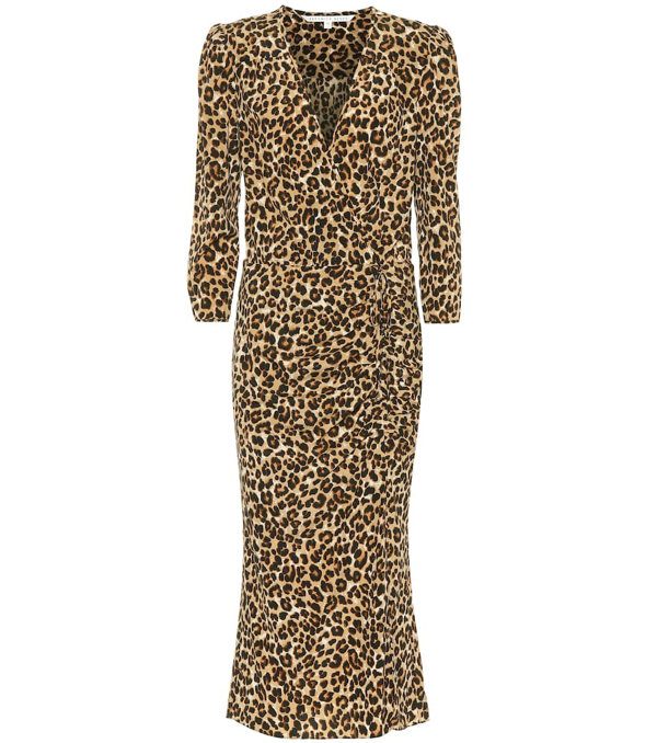 veronica beard leopard dress
