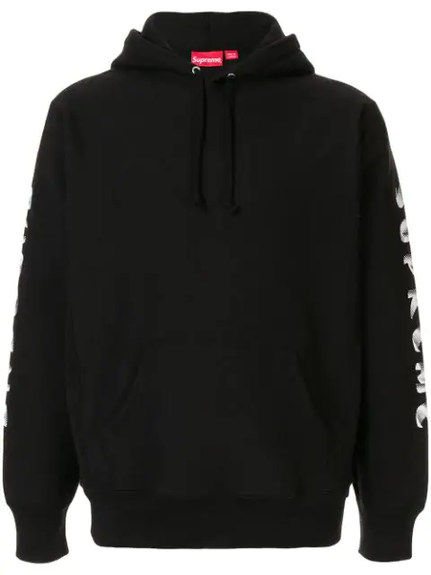 supreme gradient sleeve hoodie