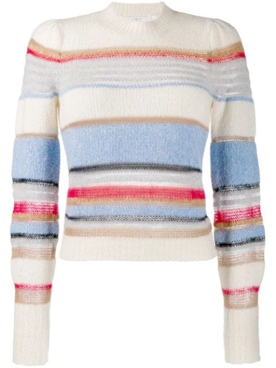 Veronica Beard Meredith Knitted Jumper In Neutrals