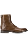 Alberto Fasciani Windy Ankle Boots In Brown