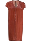 Rick Owens Floating Tunic Dress In Pink