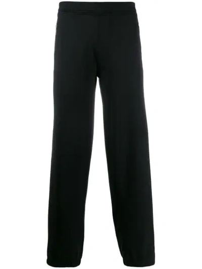 Neil Barrett Stripe Detail Trousers In Black