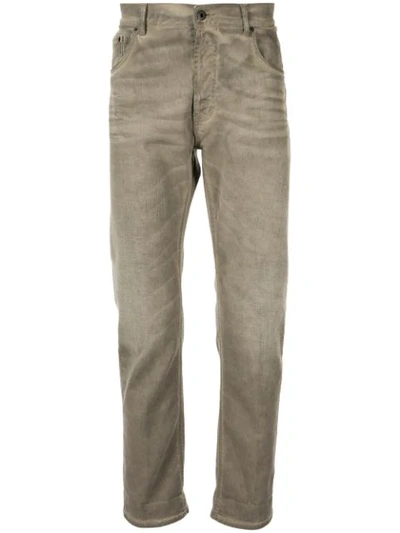 Dondup Straight Jeans In Brown