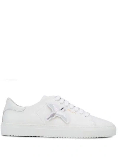 Axel Arigato Bird Patch Low Top Sneakers In White