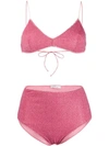 Oseree Lumière Bikini Set In Pink