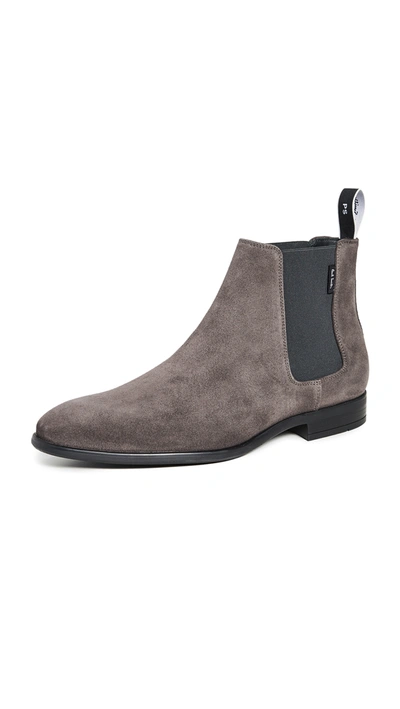 Ps By Paul Smith Gerald Chelsea Boots In Anthracite