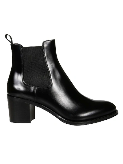 Church's Mid-heel Slide-on Boots In Black