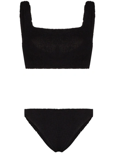 Hunza G Cropped Bikini Set In Black