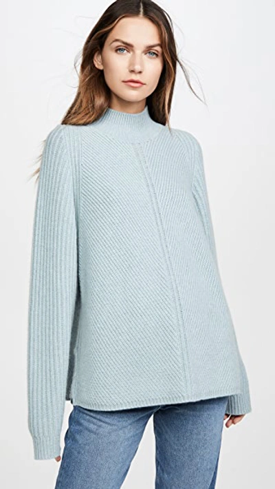 Le Kasha Oversized Cashmere Sweater In Light Blue