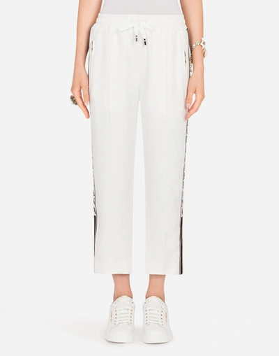Dolce & Gabbana Cady Pants In White