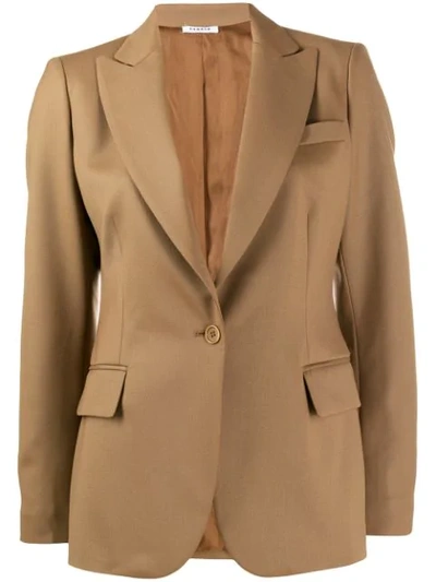 P.a.r.o.s.h Flap Pockets Blazer In Brown