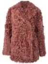 Sies Marjan Pippa Tigrado Peacoat In Pink