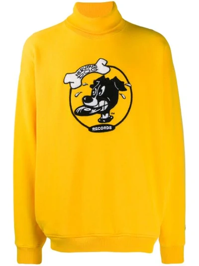 Buscemi Sweatshirt In Yellow Cotton